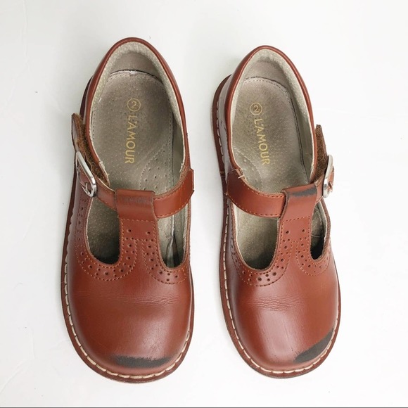 L'AMOUR Frances T-Strap Perforated Mary Jane Shoe - Picture 7 of 16